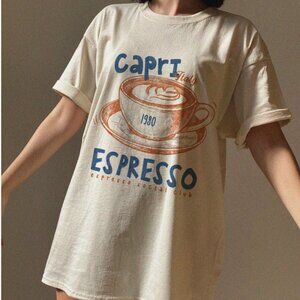 Capri Italy Espresso Social Club 1980 T-shirt